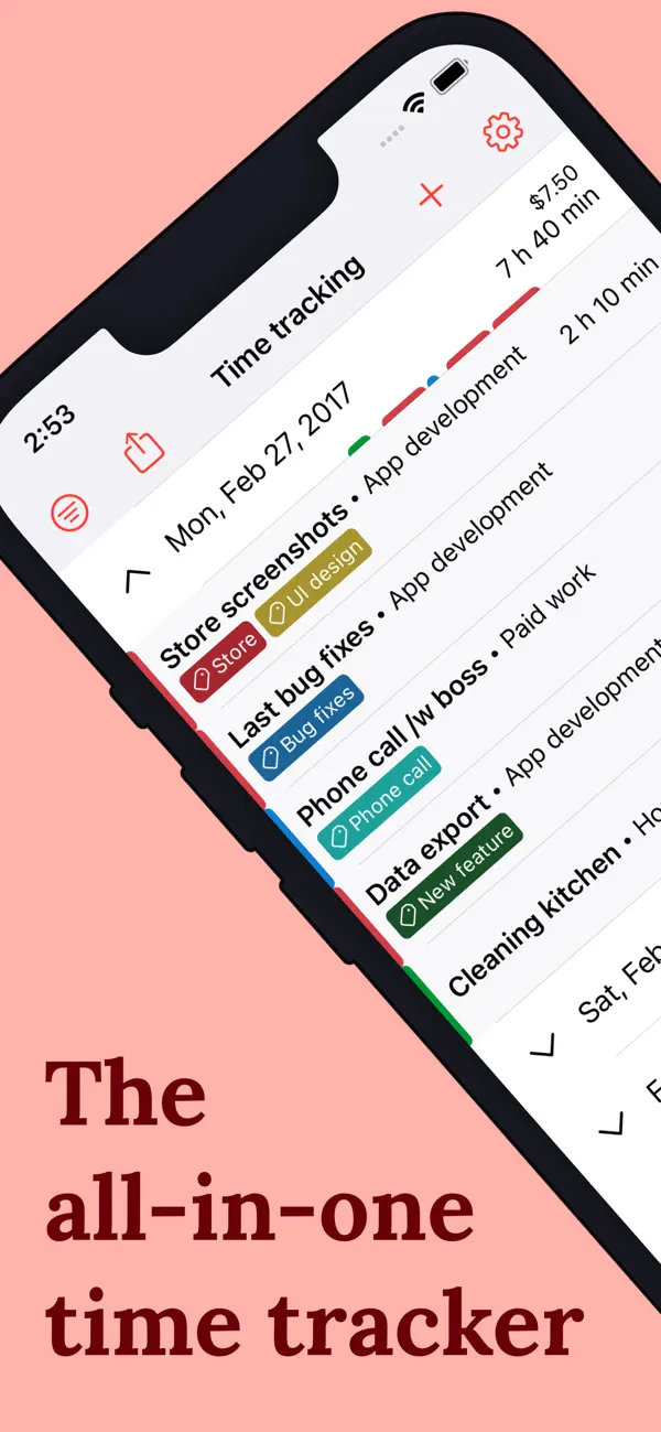 WorkingHours Screenshot 4